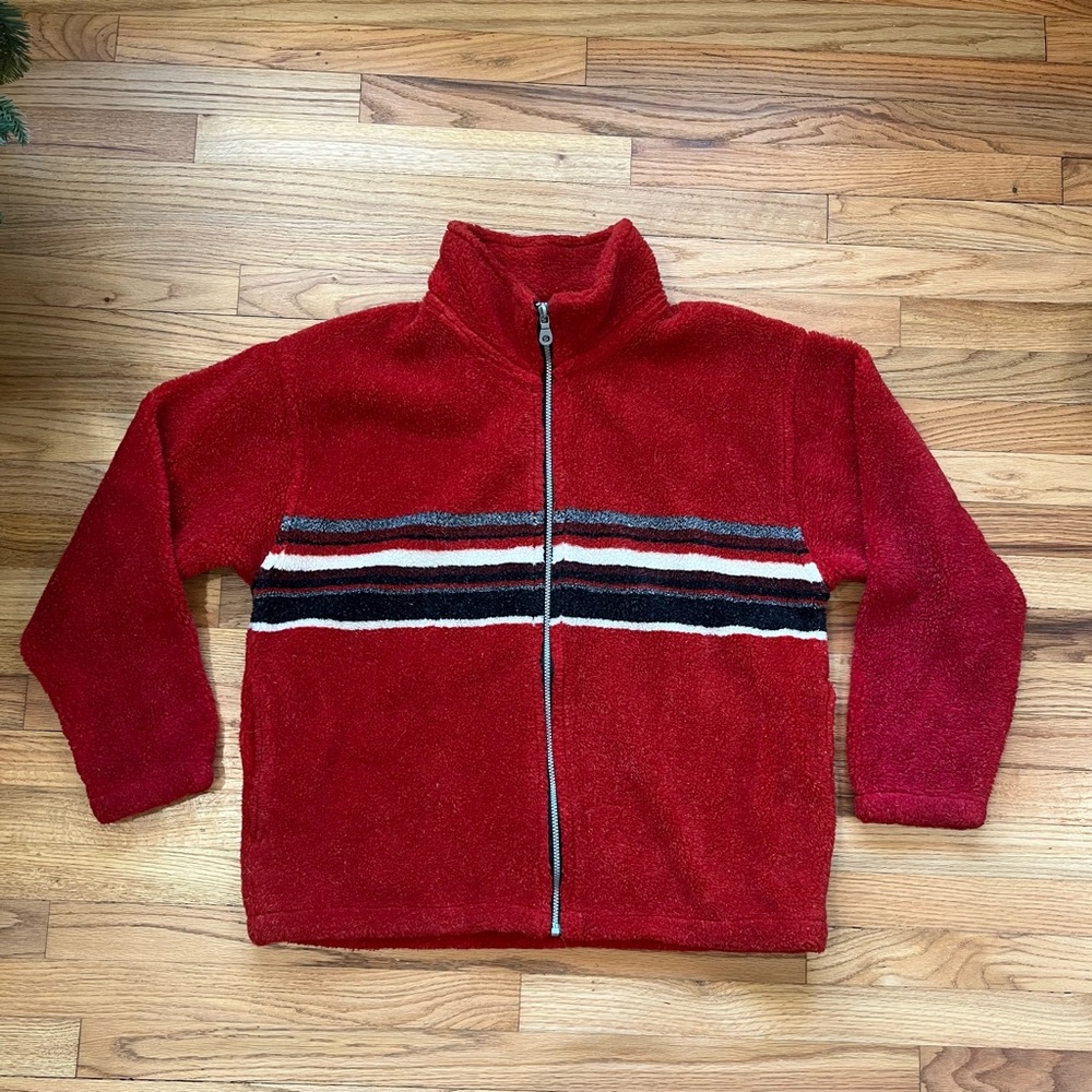 90s Xhilaration Fleece Zip-Up Size Large